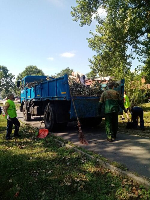 Участие в ликвидации последствий внезапного урагана